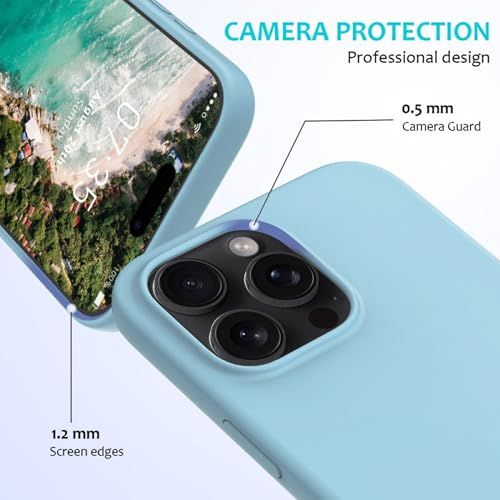 Image of ArmourPro Silicone Back Case for iPhone 16 Pro Max, Soft-Touch Case | Jeansblue