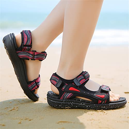 Boys Sports Sandals Kids Outdoor Hiking Beach Open Toe Lightweight Breathable Non Slip On Sandals for Toddler3