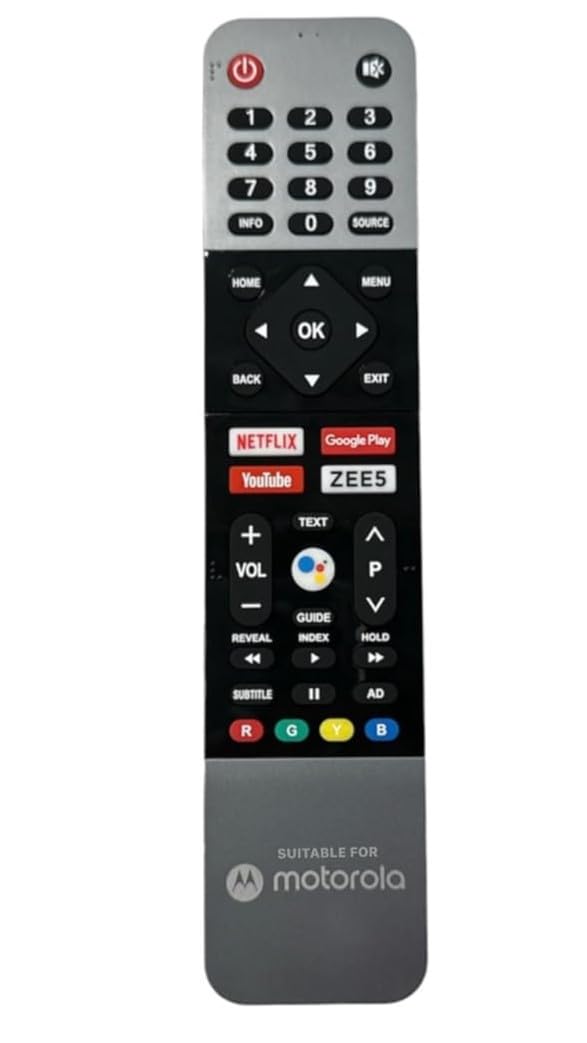 Original Remote Moto rola Voice Remote Compatible with Original Motorola Smart LED TV Remote Control (ZEE5 Function) (ASSITANT Voice Working) Pairing Must (B0DH5R6ZRM) Amazon Price History, Amazon Price Tracker