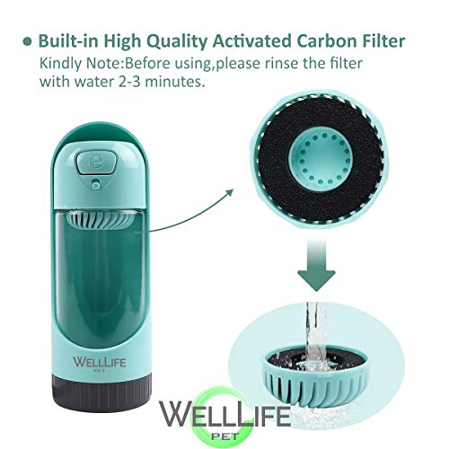 WELL LIFE PET - Dog Water Bottle Travel Bowl Portable Leak Proof Pet Water Dispenser Dog, Cat or Puppy, 10oz… - Image 3