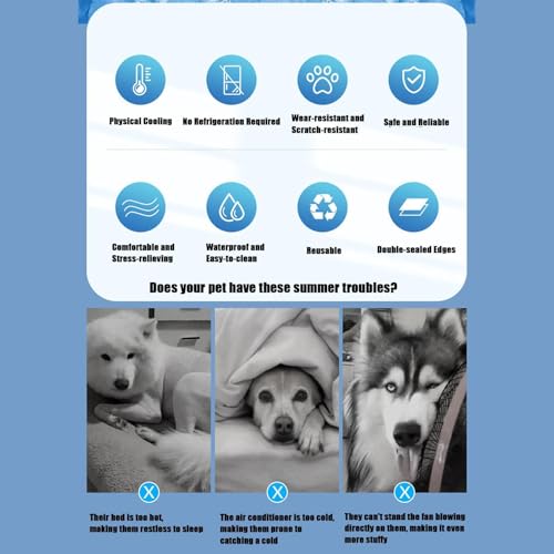Tapis de refroidissement pour chiens en gel et lavable - 5