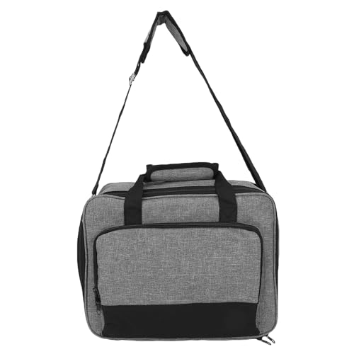 Funda para proyector Zunate con correa ajustable para hombro, bolsa de almacenamiento de tela Oxford, medidas 16,0 x 5,7 x 11,5 pulgadas miniatura 6