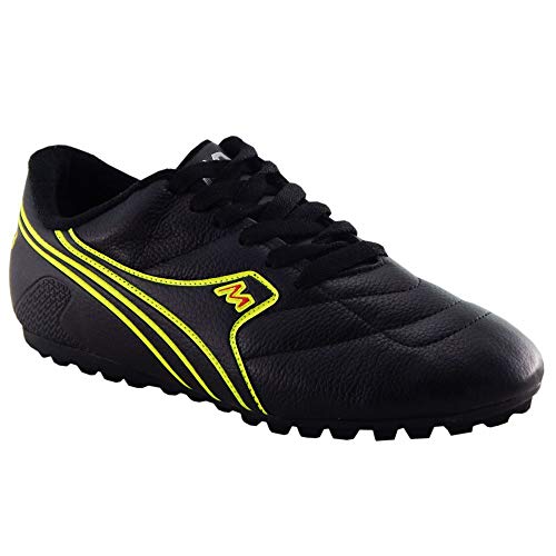 Chuteira Mathaus Nitro Futebol Socyte Couro Natural Preto Verde