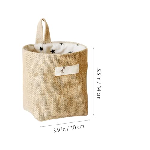 Panier de rangement mural en lin pour optimiser votre garde-robe - 7