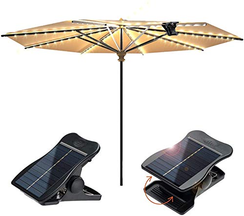 Solar Umbrella Lights,Patio Umbrella Lights with 8 Modes 3V 112 Led Medium  Solar Panel Clip Outdoor Waterproof Umbrella Lights for Beach Tent Garden  Camping Party Decoration(Warm White) : Amazon.ca: Tools u0026 Home