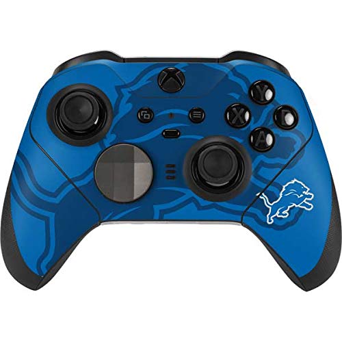 Skinit Decal Gaming Skin Compatible with Xbox Elite Wireless Controller Series 2 - Officially Licensed NFL Detroit Lions Double Vision Design