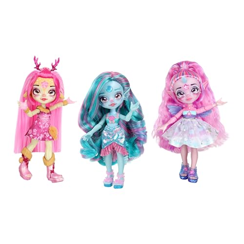 Magic Mixies Pixlings, Marena The Mermaid Pixling, Create And Mix A Magic Potion That Magically Reveals A Beautiful 6,5" Pixling Doll Inside A Potion Bottle!, Black