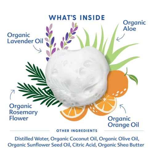 Image of Motherlove Baby & All Soap (32 oz) Gentle Foaming All-Purpose Castile Soap Made with Organic Ingredients - Relaxing Lavender Blossom (Pack of 2)