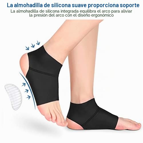 Almoadillas para Fascitis Plantar, Soporte para Pies, Almohadillas de Gel de Soporte de , Plantillas Ortopédicas Soportes de , Plantillas para Pies Planos, Espolones del Dalón, Dolor de