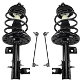 TRQ Front Suspension Kit Complete Strut & Coil Spring Assembly Sway Bar