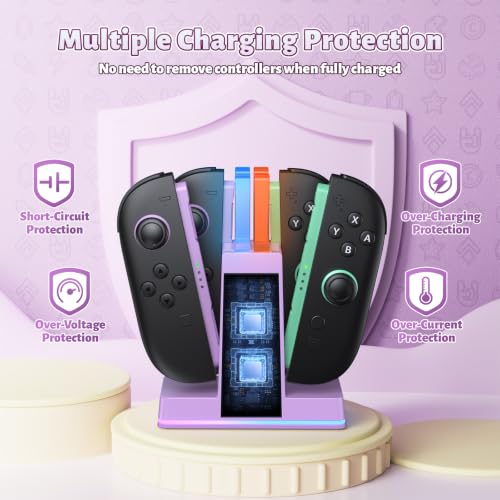 Image of FASTSNAIL Switch 2 Controller Charger Dock for Nintendo Switch 2 for JoyCon