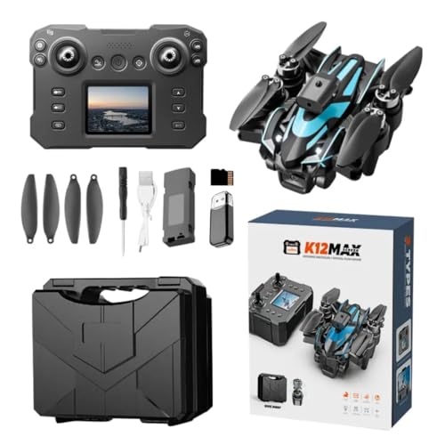 Image of Drone with 4k Camera Foldable 1080P HD Drone with FPV Live Video, Smart Gestures Selfie, Altitude Hold, One Key Take Off /Landing, 3D Flips for Kids and Adults.