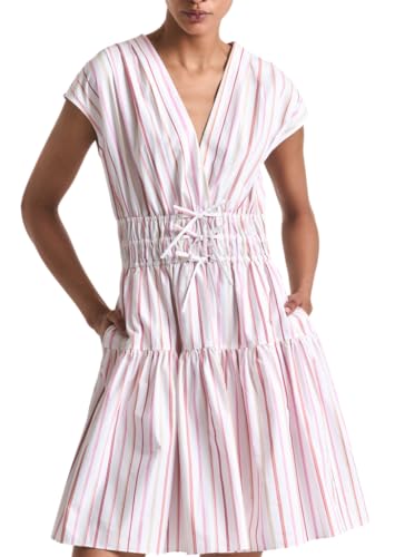 Image of Derek Lam 10 Crosby Women's Tora V-Neck Dress