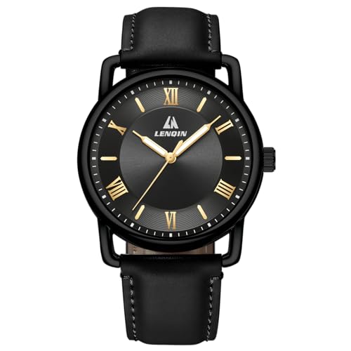 Image of LN LENQIN Mens Watches Unisex Military Sport Nylon Strap Stylish Luminous Fashion Analog Quartz Watch for Men Waterproof Army Tactical Casual Wristwatch
