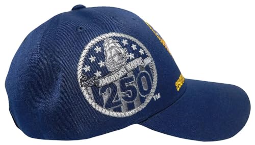 Gorra bordada ajustable Trade Winds Navy Blue miniatura 6