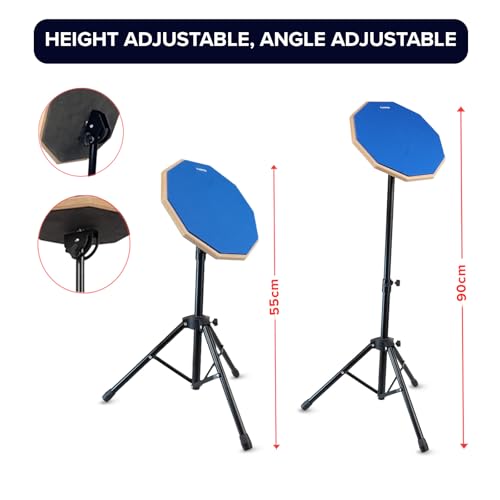 Image of Kadence Portable Practice Pad with Adjustable Stand - Perfect for beginners