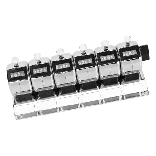 Compteur à clic manuel métallique 4 chiffres pour inventaire et sport