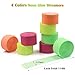 1320feet Blacklight Party Streamer Decorations 12 Rolls Glow Crepe Paper UV Reactive Fluorescent Neon Paper Streamers Glow Party Supplies and Decorations for Wedding,Birthday,Neon Party,Fiesta Party