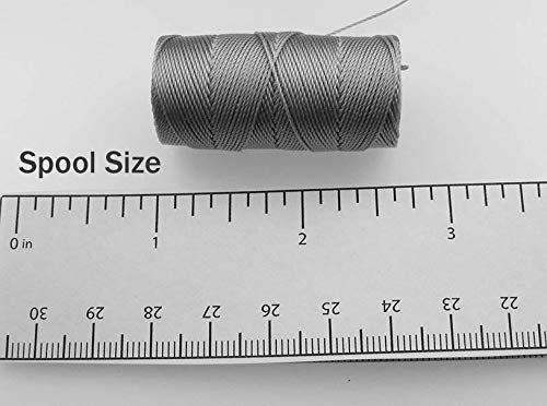 C-Lon Fine Weight Bead Cord (Tex 135), Brown - 0.4mm, 100 Yards