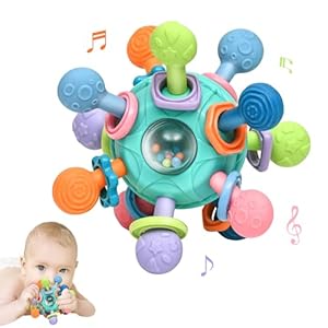 Baby Montessori Teething Toys for 0-6 6-12 Months BPA Free Sensory Toys for Babies 0 3 6 9 12 18 Months Newborn Infant Learning Developmental Chew Rattle Toys Shower Gifts for 1 2 Year Old Girls Boys Baby Montessori Teething Toys for 0 6 6 12 Months BPA Free Sensory Toys for Babies 0 3 6 9 12 18 Months Newborn Infant Learning Developmental Chew Rattle Toys Shower Gifts for 1 2 Year Old Girls Boys