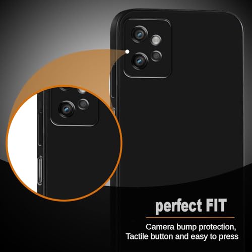 Image of Back Cover for Motorola Moto G32 4G | Full Camera Protection | Premium Liquid Silicon Case | Flexible Bumper Case for Motorola Moto G32 4G (Black)