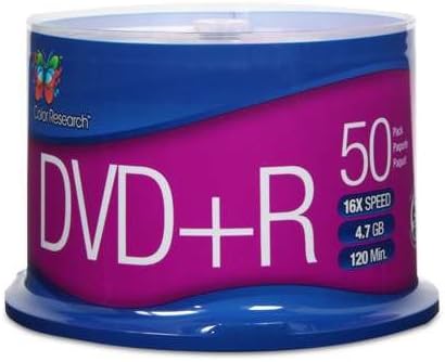 Cake Box DVD+R, 16X, 120 mins, 4.7GB, 50/Pk