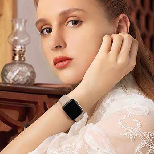 Image of Tobfit 3-Pack Strap Compatible with Apple Watch Series 10 /9 /8 /7 /6 /5 /4 /3 /2 /1 /SE 1 2 - 38mm /40mm /41mm /42mm /44mm /45mm /49mm Replacement Band for Men & Women (Smartwatch Not Included)