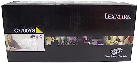 C7700YS Lexmark C770 Cartucho de Tóner amarillo