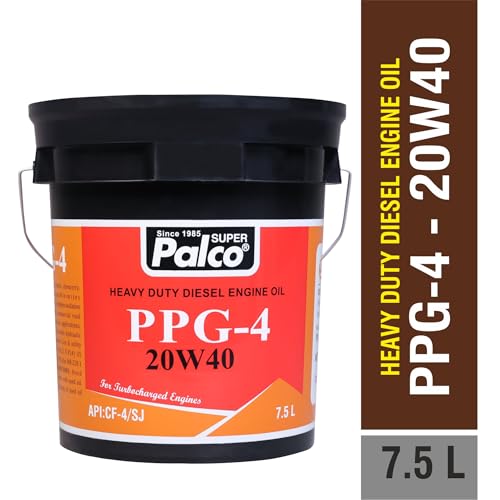 Image of PALCO PPG-4 20W40 | API: CF-4 /SJ & MB 228.1 Multigrade Engine oil for Diesel Commercial Road Transport Off Highway Vehicles | New Generation Automotive Vehicles | 7.5 Litres