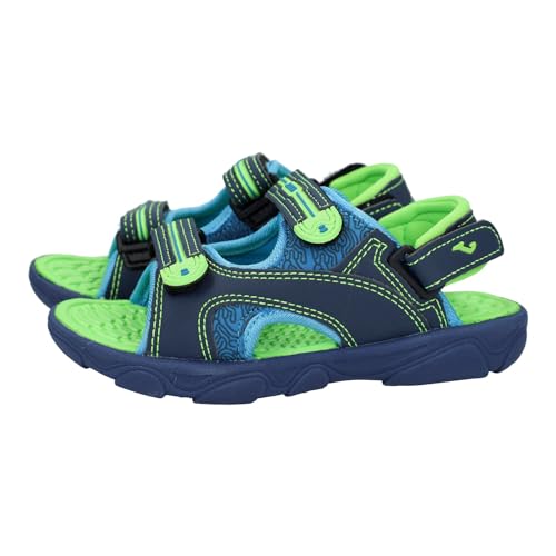 Sandales en caoutchouc pour enfants avec Velcro chaussures d'été bleu marine