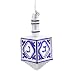 Noble Gems Kurt Adler 4-1/4-Inch Glass Jewish Dreidel Ornament