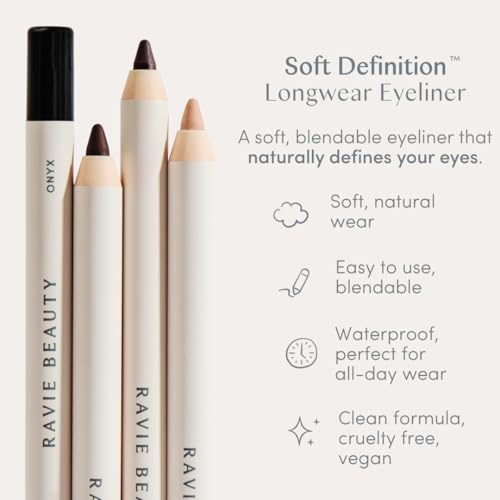 Delineador de ojos lápiz Ravie Beauty negro miniatura 4