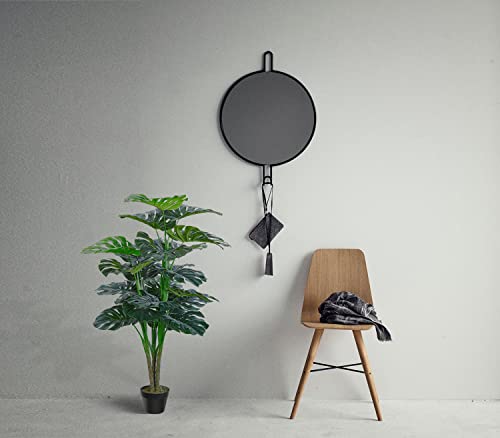 Aveyas 4.5Ft Artificial Monstera Deliciosa Adansonii Tree In Plastic Nursery Pot, Fake Tropical Split Leaf Plant For Office House Living Room Home Decor ( Indoor / Outdoor ) #TOP4