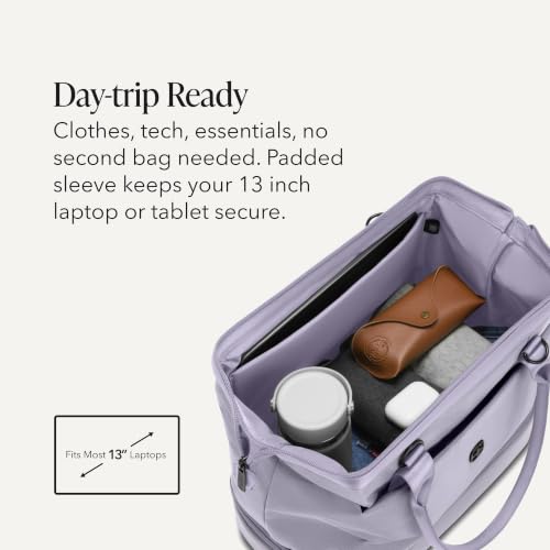 Image of SWISSGEAR Signature Hardside Expandable Carry-On Spinner & Mini Weekender Tote Set, ABS Construction, TSA-Friendly Lock, Evening Haze, 2-Piece Set (19-Inch /Mini Weekender Tote)