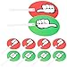 Homoyoyo 10pcs Portable Voting Paddles Reusable Thumb Boards for Classroom Events and Games Handheld Voting Boards Easy to Clean Flexible Design