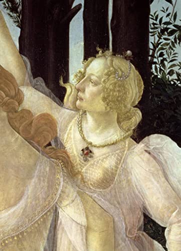 Détail des Trois Grâces de Botticelli Impression Toile Premium Salon 60x90