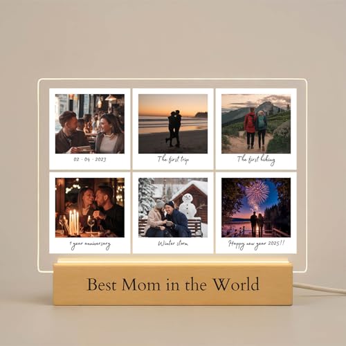 KARZLAND Custom Acrylic Plaque - Personalized Photo Gift for Couples,
