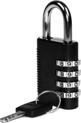 FJM SecurityProducts SX-575 & Key Combination Padlock with Key Override and Code Discovery by FJM Security Products