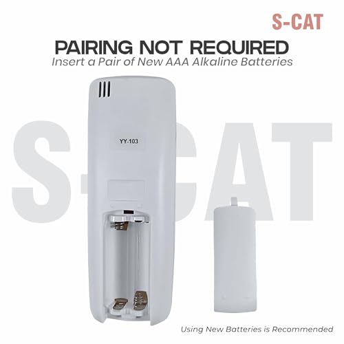 Image of S-CAT Compatible for LG AC Remote Control Model 103 (No Backlight) Suitable for 1 1.5 2 Ton Split & Window AC (Match Old Remote Exactly, Contact Customer Care for Order) (Model 103)