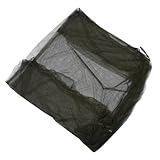TOBBOMEY Mosquitera para Cama Portátil de Poliéster Resistente y Fácil de Instalar para Camping Viajes y Uso al Aire Color Verde Militar