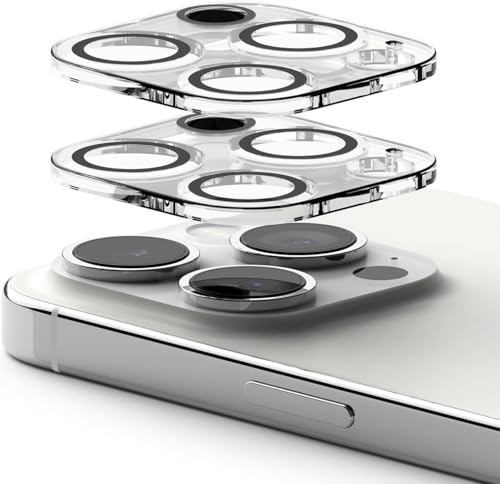 Image of Supershieldz X Koala Bear NeoGuard Camera Lens Protector Tempered Glass For iPhone 15 Pro and iPhone 15 Pro Max with Installation Kit | Edge to Edge Coverage | Transparent | Pack of 2