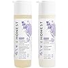 The Honest Company Silicone-Free Conditioner & 2-in-1 Cleansing Shampoo + Body Wash Duo | Gentle for Baby | Naturally Derived | Lavender Calm, 20 fl oz