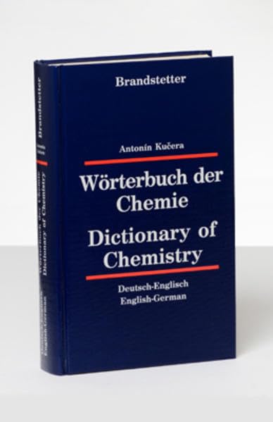 Wörterbuch der Chemie /Dictionary of Chemistry: Deutsch-Englisch /Englisch-Deutsch