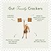Fair & Square Gluten Free Graham Crackers Powered by Gut Friendly, Prebiotic Banana Flour | Organic, Vegan, Dairy Free, Allergen Friendly, Nut Free, High Calcium, Kosher | 4 oz (Pack of 2) - Cinnamon Sugar Graham Crackers