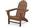 Polywood Vineyard Adirondack Chair, Teak Color