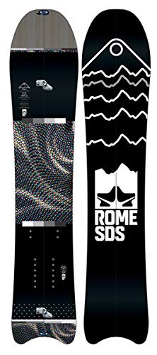 Rome Snowboards Pow Div Moontail Split Snowboard, Black, 156Mt Split