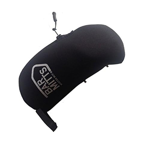 Bar Mitts Winter Bot Neoprene Bicycle Water Bottle Cover/Enclosure with Water Bottle Cage & Accessories, Black Cover