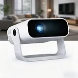 Smart Projector Built-in Apps, Android 14, Native 1080P 4K Supported WiFi 6