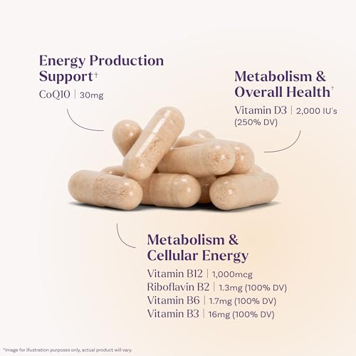 Natrol Ultra Energy 4-in-1, B12, B Complex, Vitamin D, CoQ10, 30 Capsules - image 3
