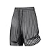 Cambkatl Men's Striped Lounge Shorts, Lightweight Summer Casual Elastic Waist Loose Athletic Golf Shorts with Pockets
